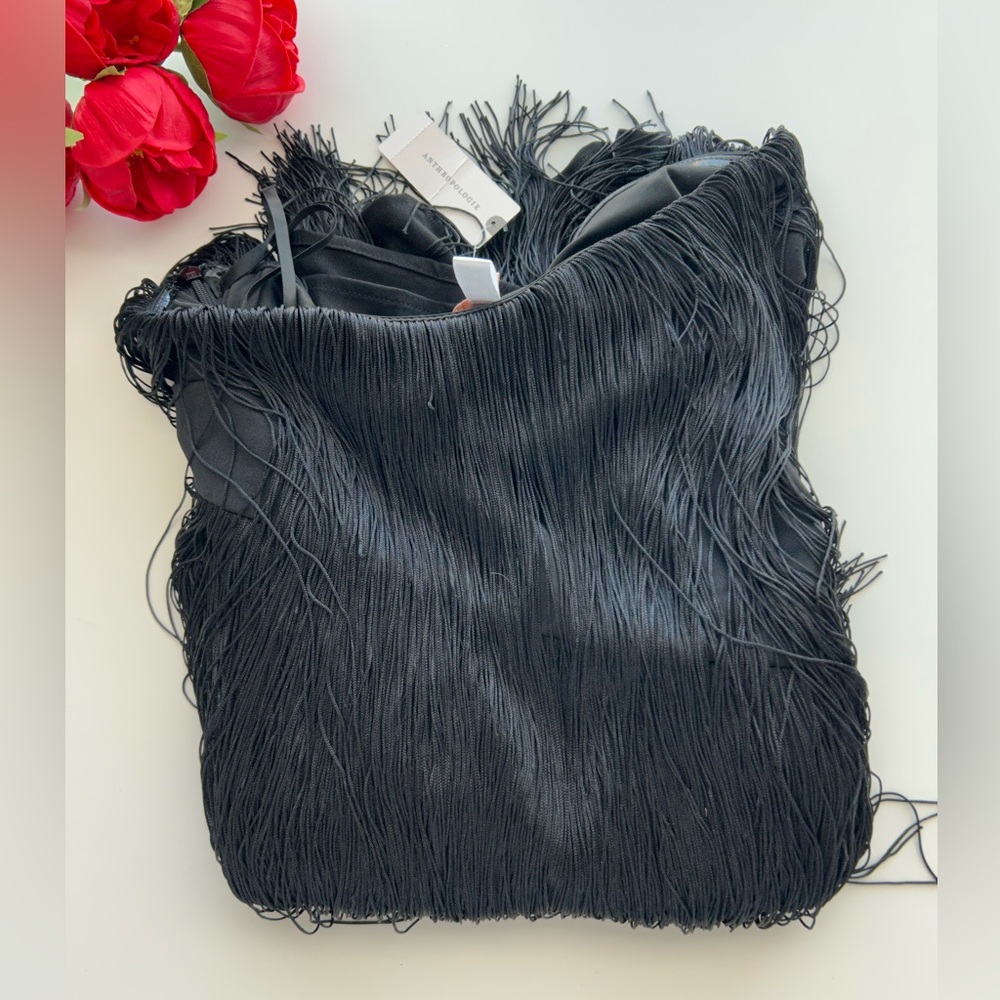 Anthropologie hutch one shoulder fringed mini dress - Picture 13 of 16